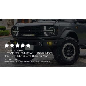 RTR Grille w/ Signature LED Lighting (21+ Bronco) 360
