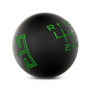 RTR Black Shift Knob - Green Engraving (15-23 GT, EcoBoost, V6)