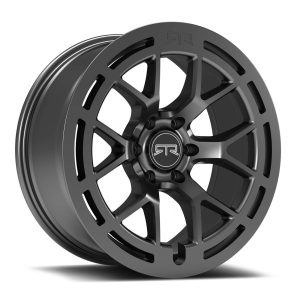 RTR Tech 6 Satin Charcoal Wheel; 17x9; 6x139.7; 30mm Offset (19-22 Ranger / 21+ Bronco)